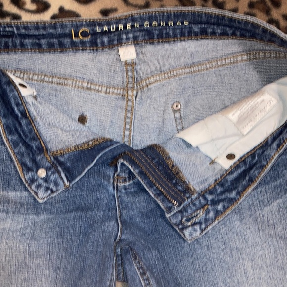 2 for $25 LC LAUREN CONRAD Jean Shorts Women’s Size 10 LC Shorts 7” Length - Picture 3 of 11